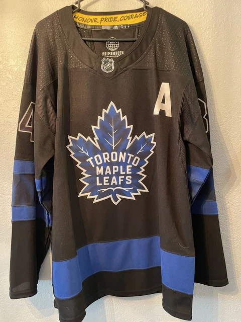 Auston Matthews adidas Black Toronto Maple Leafs x drew house Alternate 54