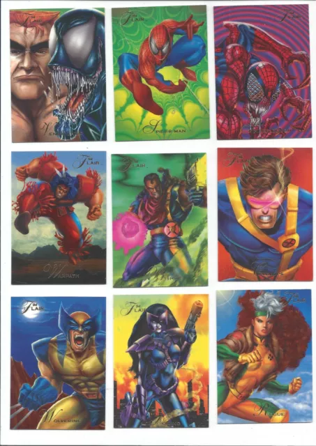 1994 Flair Marvel Annual Universe Trading Card Comics Singles U Pick Power Blast 3