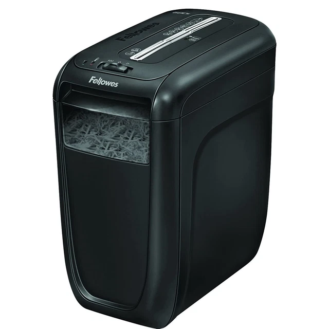Fellowes Powershred 60Cs 10-Sheet Cross-Cut Paper and Credit Card Shredder wit