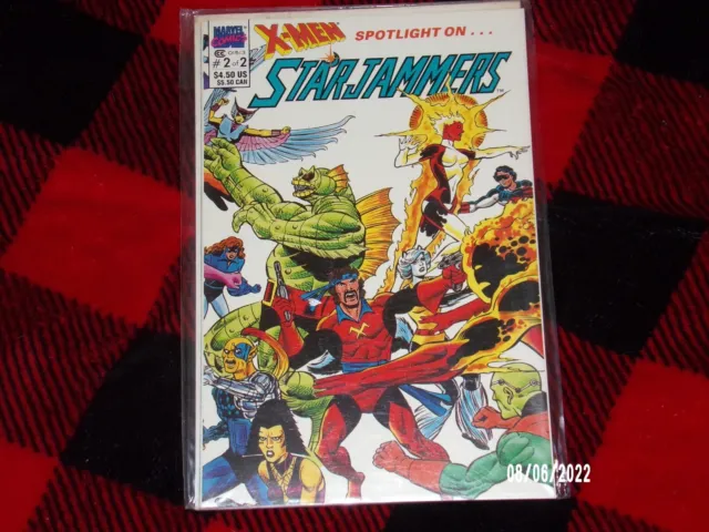 Marvel Comics X-Men Spotlight on Starjammers 1, 2 Complete Set - C51 2