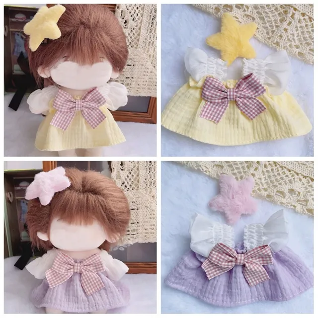 Milk Purple Star Set Doll Clothes Multiple Styles Cotton Doll Clothing  Doll