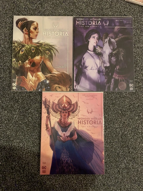 WONDER WOMAN HISTORIA The Amazons #1 2 3 Complete Set Kelly Sue ...