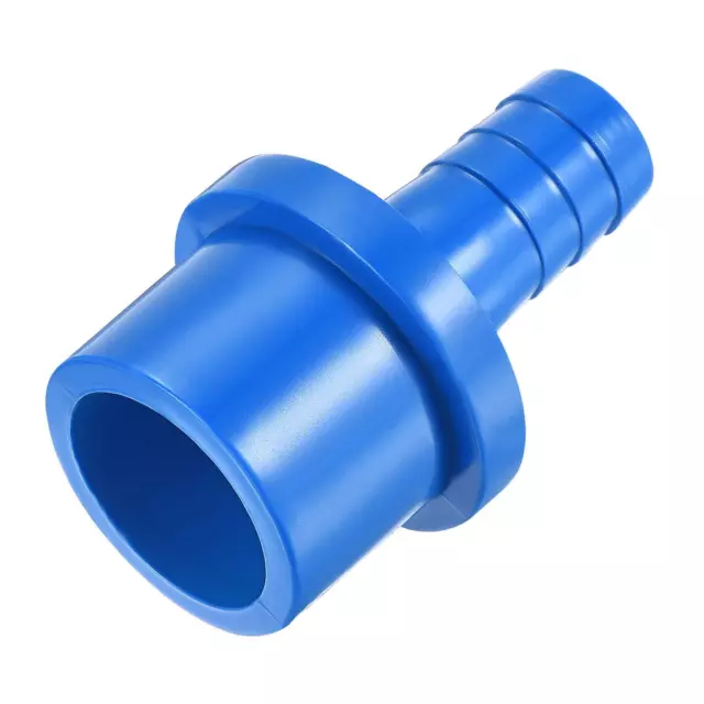 PVC Tuyau Raccord 12mm Barbelé x 25mm OD Tube Adaptateur Tuyau Connecteur Bleu