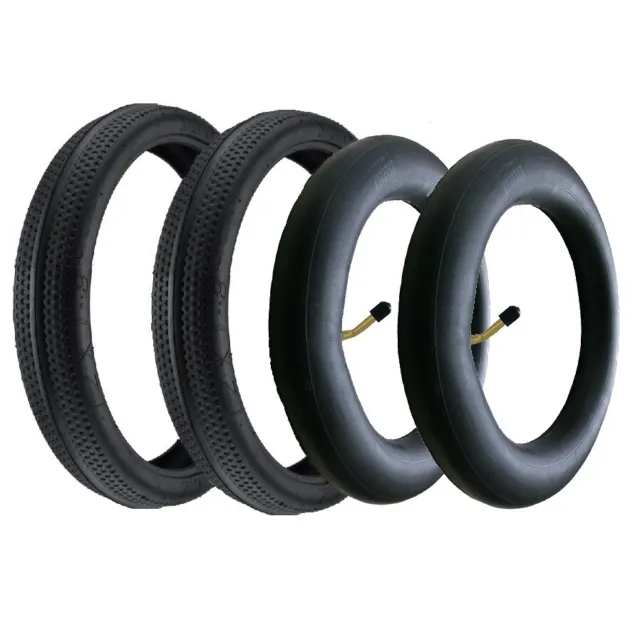 2 Pneus et 2 chambres à air Poussette Joolz 12x1.8 - Tire Joolz - Tyre Joolz