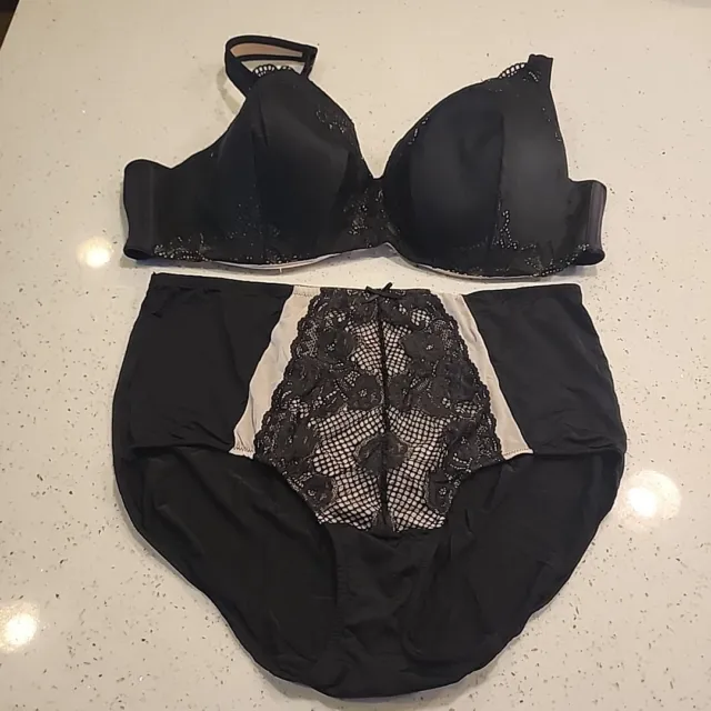 NWOT ERES FRANCE Silk Sheer Bra Panty Set 34B 10 (M) $489 $119.99 - PicClick