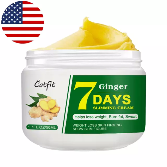 US Nature Ginger Slimming Cream Accelerates Fat Burning Lotion Weight Loss Cream