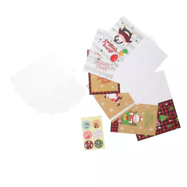 Christmas Cards 6 Graphic Designs Simple Easy Write Christmas Envelope Gift HH0