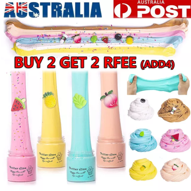 Fairy Floss Cloud Slime Reduced Pressure Soft Mud Stress Relief Kids Clay Toy AU