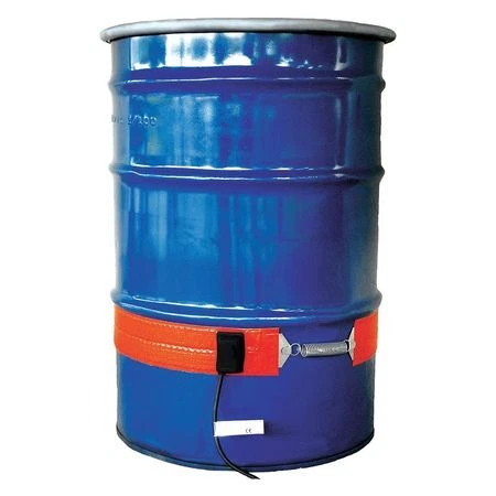 Briskheat Dhcs15r Drum/Pail Heater, Silicone Rubber, 120Vac, 55 Gallon, 1200W,