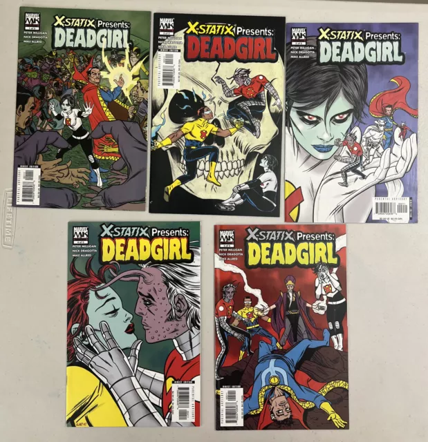 🍕🍕Marvel 2006 X-STATIX PRESENTS DEAD GIRL Comic Book Issue #1-5 🍕🍕