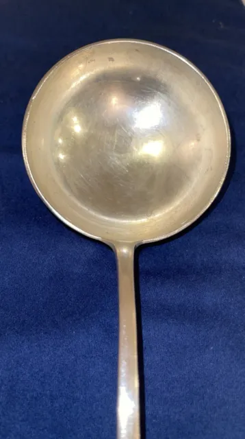 CHRISTOFLE: Large Soup Ladle In CTF20 Plume Style
