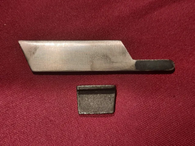 Vintage Leather Tool - C.S. OSBORNE Draw Gauge Blade & Shim - NOS