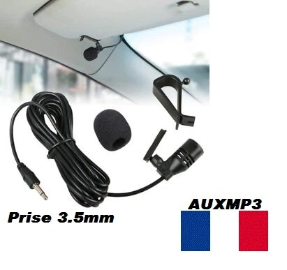 Microphone Jack 3.5mm Sound-way - Compatible Autoradio Bluetooth Alpine/Sony