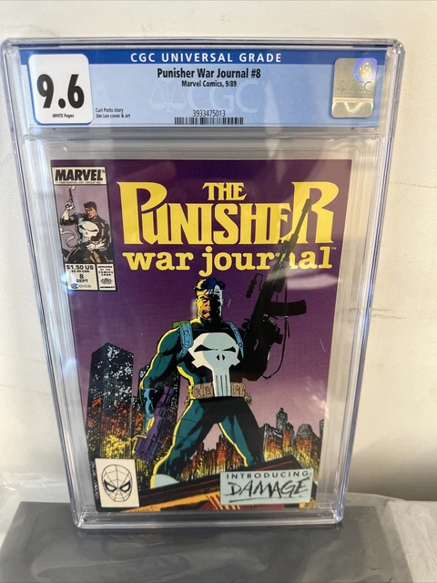 Punisher War Journal #8 CGC GRADED 9.6 - 1st appearance of the Shadow Masters