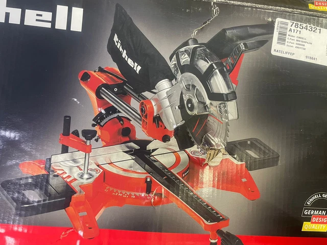 Sierra de mitra doble deslizante Einhell 4300390 TC-SM 2131/1 1500W 240 V EINCCSM21311