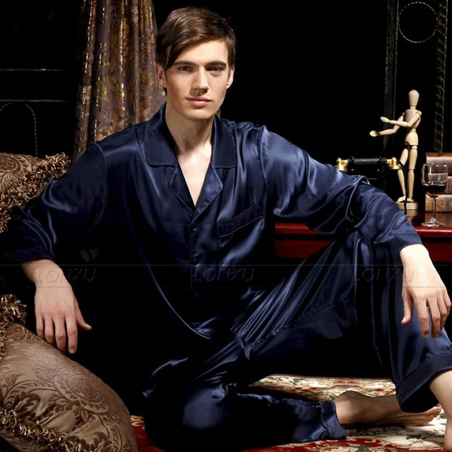 Big and tall silk pajamas cheap