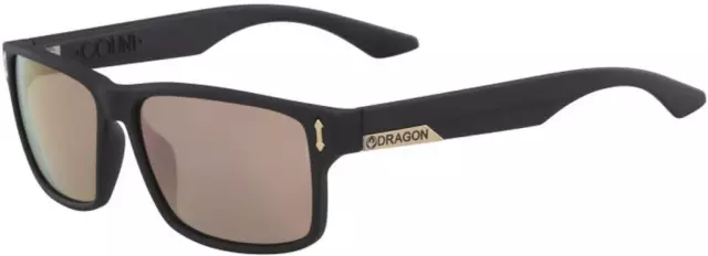 NEW DRAGON DR 512 ION LL 008 Matte Black COUNT Sunglasses with Rose Gold Lens