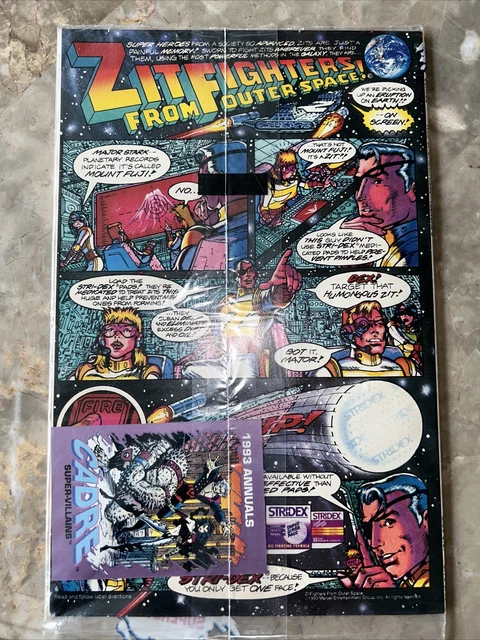 Web of Spider-Man Annual #9 Marvel 1993 Comic Book Sealed in Poly Bag w/ Card 2