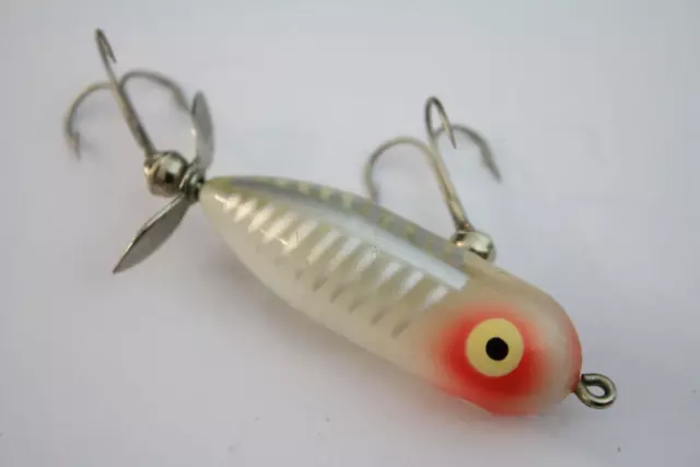 HEDDON TINY TORPEDO in Silver Shore Pattern Bass Fishing Lure 1970's $32.00  - PicClick AU