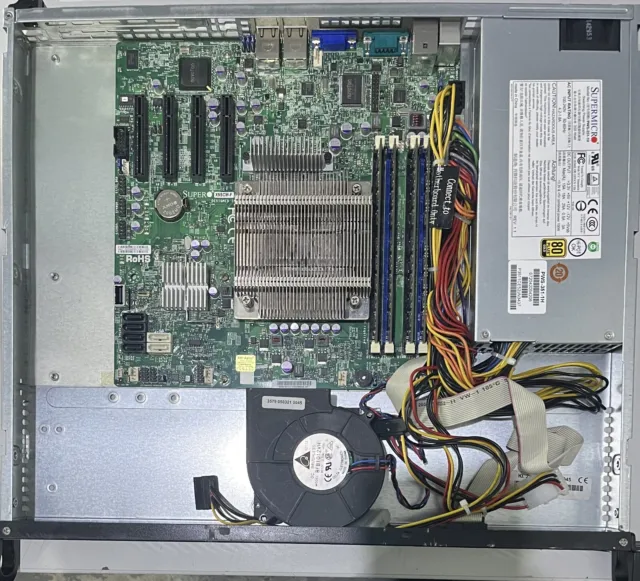 1HE Supermicro Server CSE-512 - X9SCM-F mit Intel E3-1230v2 - 32 GB RAM - 260W