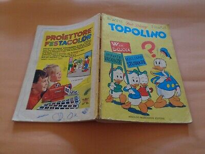 Topolino N° 775 Originale Mondadori Disney Buono 1970 Bollini E Cedola