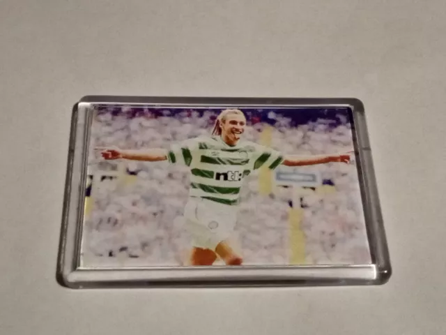 Glasgow keltischer Henrik Larson Fußballverein Acryl Kühlschrankmagnet