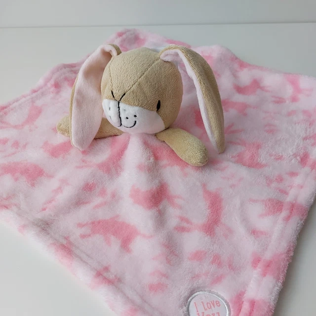 GUESS HOW MUCH I Love You Bunny Rabbit Pink Comforter Blankie nut brown hare £29.99 PicClick UK