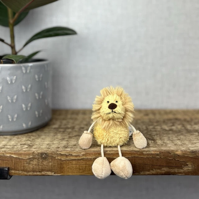 JELLYCAT LION JUNGLE Babbler Vintage Tiny Lion Soft Toy Retired 4.5