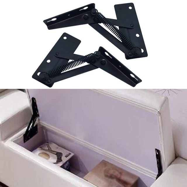 Durable Sofa Bed Hinge Charnières Pièces Accessoires 2Pcs Angle Lit Meuble