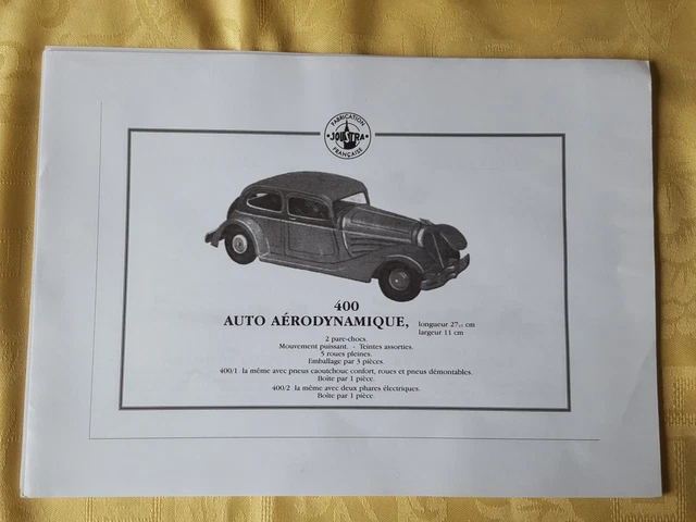 Voiture De Course JOUSTRA AN 70 F1A - Réf 2180 - Friction - Tôle - Stock D'époque