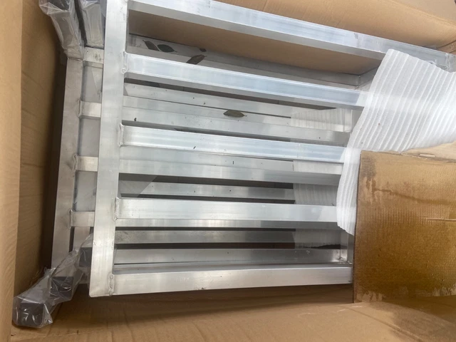 ALUMINUM DUNNAGE RACKS 36 x 24 x 12 qty:10 pcs commercial grade heavy duty