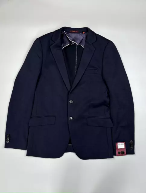 Classic Blue Solid 2 Button Blazer Scotch&Soda Amsterdam Couture Medium