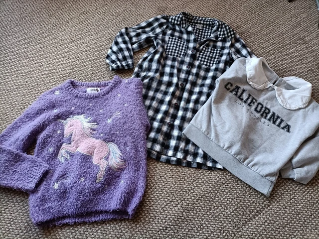 Girls Clothes Bundle Age 5-6 Years TU Matalan Gr8 Kids Shirt Dress Jumpers