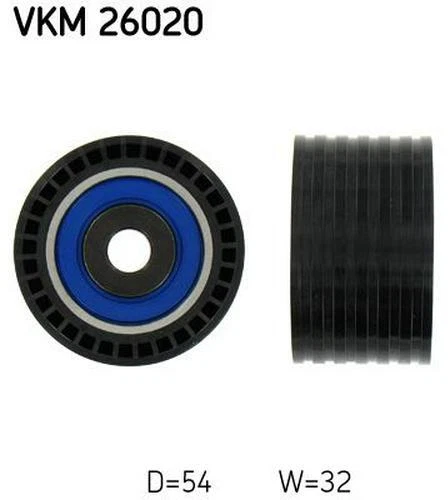SKF Poulie renvoi / transmission courroie de distribution VKM 26020 54mm 32mm
