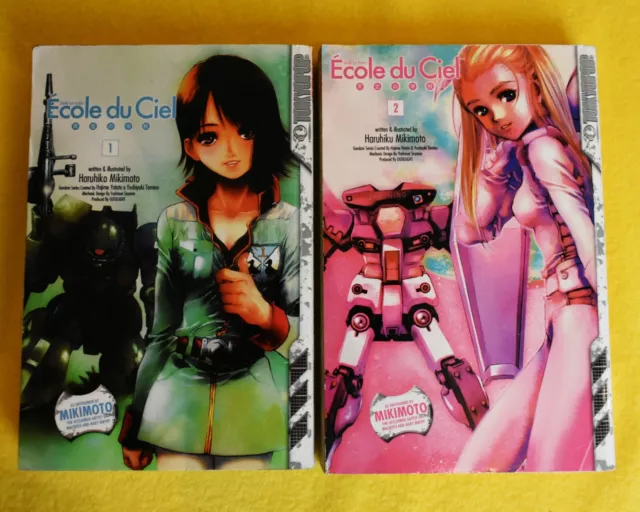 Mobile Suit Gundam École du Ciel OOP English manga 1 + 2 Haruhiko Mikimoto Ecole