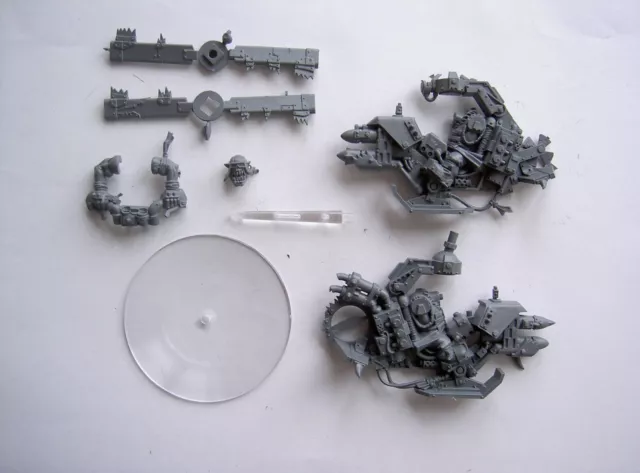 #D158 Warhammer WH40K Assault on Black Reach Ork Deffkopta unassembled Bits #2