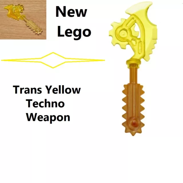 ☀️NEW! Lego Weapon NINJAGO TECHNO BLADE Ninja Trans Blue Zane Nindroid