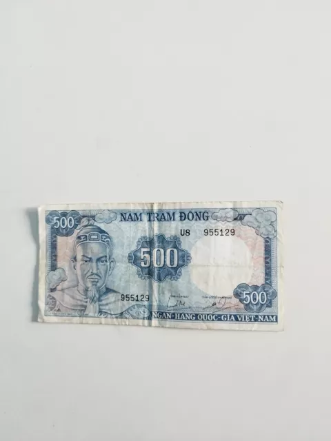 Viet Nam South, 500 Dong,1966