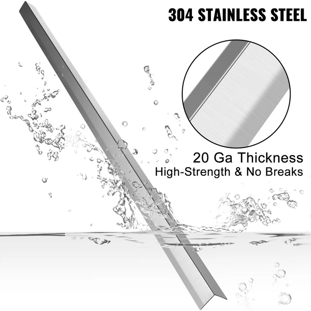 VEVOR Stainless Steel Corner Guards Wall Corner Protector 1.5 x 1.5 x 48" 10Pcs 2