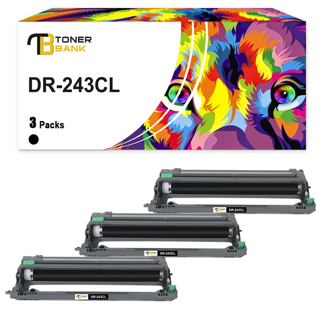 3TROMMEL DR243CL COMPATIBLE with Brother MFCL3750CDW DCPL3510CDW DCP