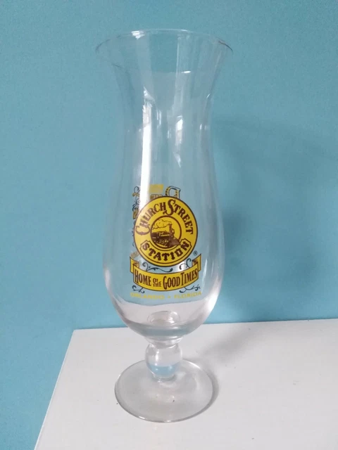 Rosie O'Grady's Good Time Emporium Flaming Hurricane Glass-Orlando Florida