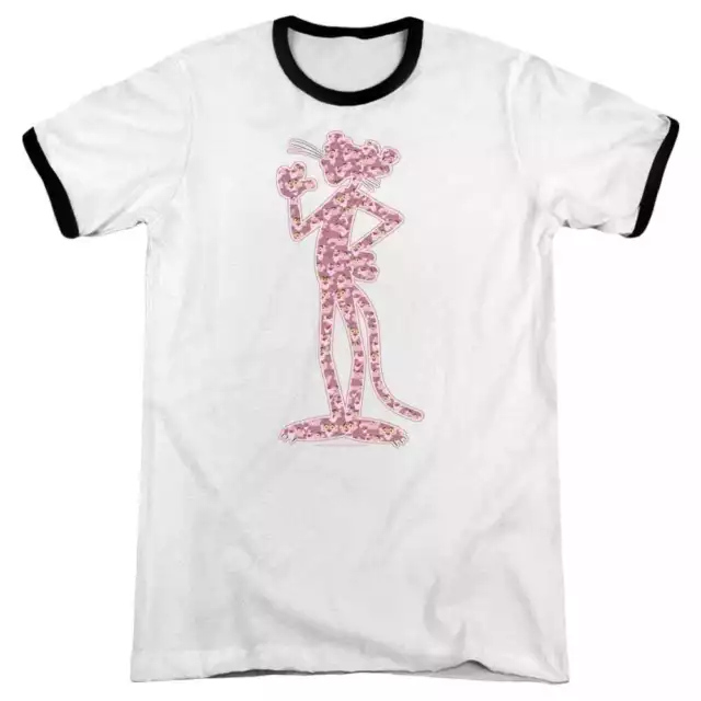 Pink Panther Heads Men's Ringer T-Shirt
