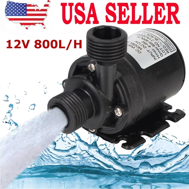 12V HIGH PRESSURE Brushless Submersible Water Pump 130 PSI Self Priming