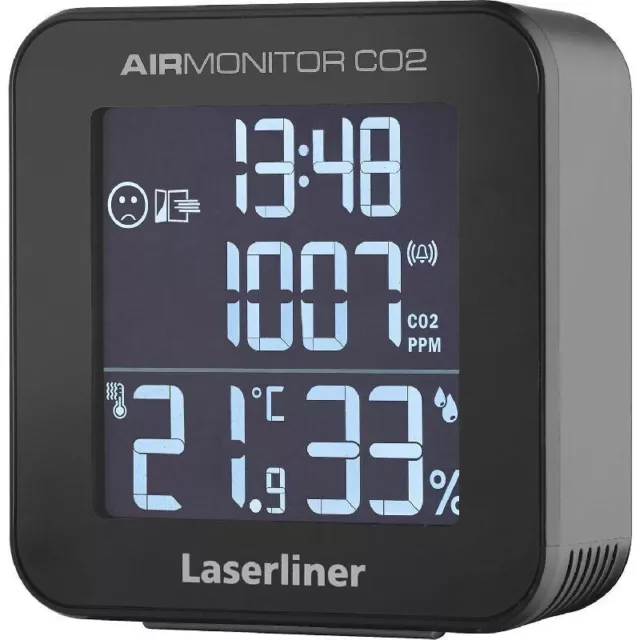 Laserline CO2 Indoor Detector AirMonitor Co2 monitor qualità aria monitorato CO2