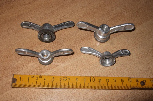 Mutter Tüllen Set Co2 Zapfanlage 2x 3/4 Flügelmuttern, 10mm Tüllen