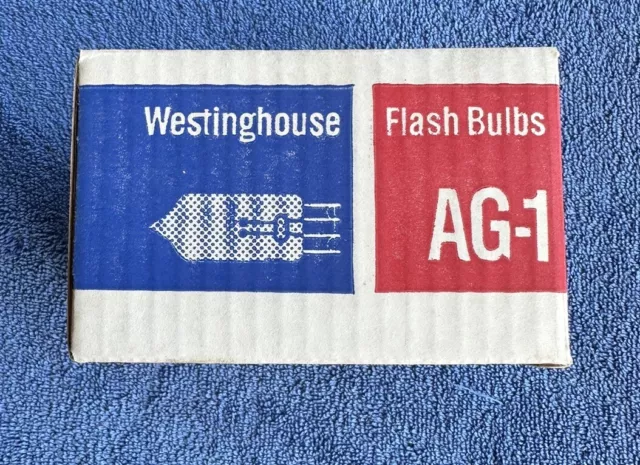 12 Boxes Of 12 New Westinghouse/Ge Ag-1 Flashbulbs (144 Total) Nib