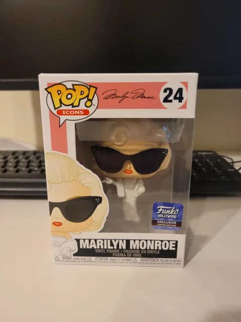 Funko Pop! Icons Marilyn Monroe #24 Hollywood Funko Exclusive W/Protector