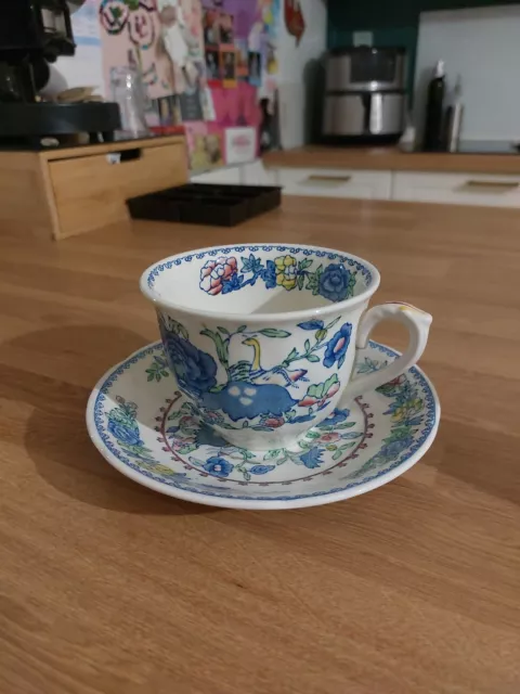 Mason's Regency Plantation Colonial Tazza Tè Con Piatto C-4475 Ottimo Stato