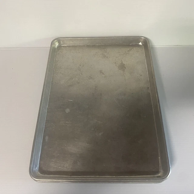 Lot of 3 Don K2569 Aluminum Commercial 16.75"x12" Jelly Roll Sheet Pans (A)