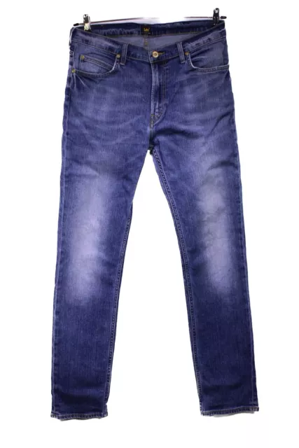 Lee Rider Herren Jeans W33 L34 Denim blau straigth leg slim fit Stretch JH3-61